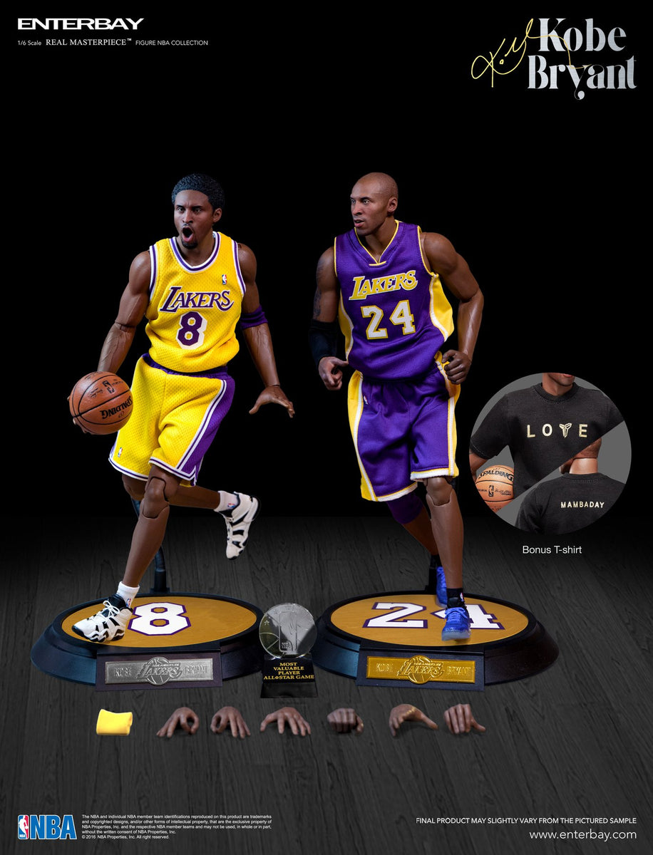 Enterbay Real Masterpieces 1/6 NBA LA Lakers Kobe Bryant