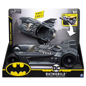 BATMAN, Batmobile and Batboat 2-in-1 Transforming Vehicle, for Use 4-Inch Action Figures