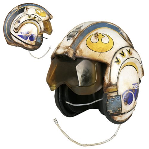 Star Wars: The Force Awakens Rey Salvaged X-Wing Pilot Helmet Prop Replica